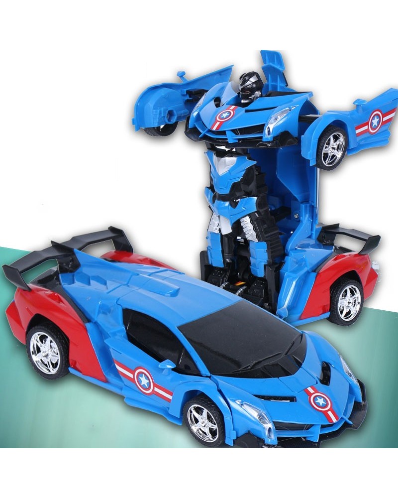 Xe robot biến hình Transformers điều khiển từ xa PIN SẠC