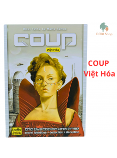 Bài COUP Việt hóa giá rẻ với 18 thẻ nhân vật, tặng kèm bọc bài + 3 LÁ THANH TRA